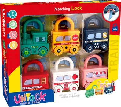 Набір машинок-замків Unlock Train Team 228-1 (6910010222818)