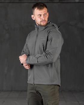 Тактическая куртка soft shell mc grey XL