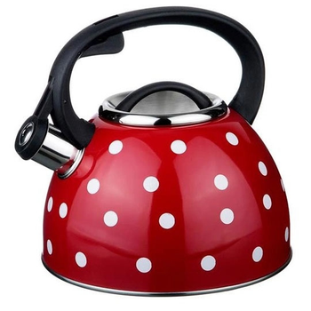 Чайник Unique UN-5301 Red со свистком 2.5L