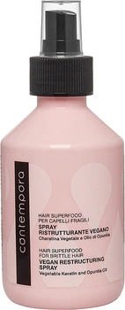 Реструктуруючий спрей з рослинним кератином та олією опунції - Barex Italiana Contempora Vegan Restructuring Spray 200ml (1225498-441257346-2)
