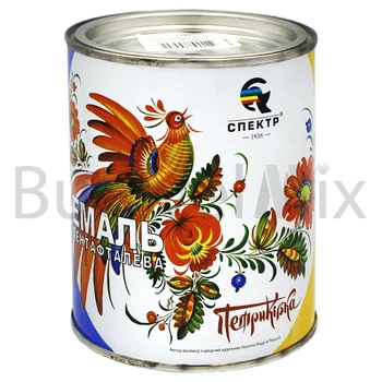 Емаль пентафталева Спектр Петриківка ПФ-115 0,9 кг сіра