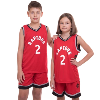 Форма баскетбольная детская NB-NBA RAPTORS Leonard Леонард 2 BA-0970 Размер XL-134-150см Красно-черный