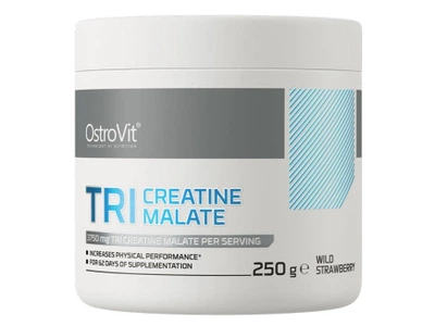 Креатин OstroVit Tri Creatine Malate 250 грамм Вкус Лесная Земляника