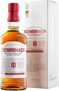 Віскі Benromach 10 YO 0.7 л 43% у тубусі (5020613050051_5020613023680)