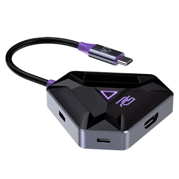 Ігровий HUB адаптер Type-C Хаб Proove Gaming Spectre 6 in 1 |2xUSB3.0 + Type-C + PD100W + HDMI|