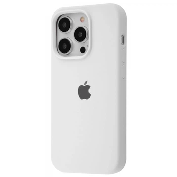 Чехол силиконовый Epic Premium Silicone Case Full Cover для Apple iPhone 16 Pro Max white