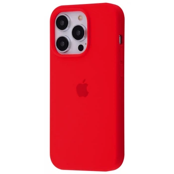Чохол силіконовий VVave Premium Silicone Case Full для Apple iPhone 16 Pro Max red