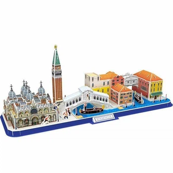3D пазл объемный Cubic Fun City Line Венеция 126 элементов MC269h