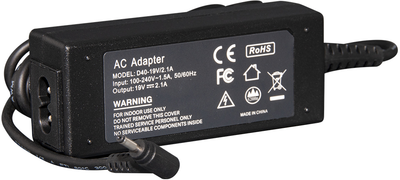 Блок живлення Frime для ноутбука Asus 19 V 2.1 A 40 W 2.5x0.7 мм (F19V2.1A40W_ASUS2507)