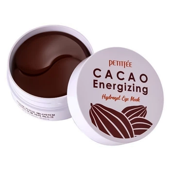 Гидрогелевые патчи для глаз Какао Cacao Energizing Hydrogel Eye Mask Petitfee 60 шт 8809508850696