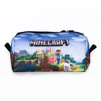Школьный пенал Майнкрафт (minecraft - 002), 18 х 9 х 8 см