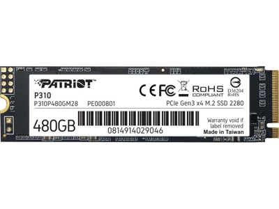 SSD накопичувач Patriot P310 480 GB (P310P480GM28)