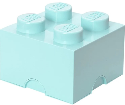 Pudełko do przechowywania klocków konstrukcyjnych LEGO Storage Brick 4 Aqua Blue (40031742)