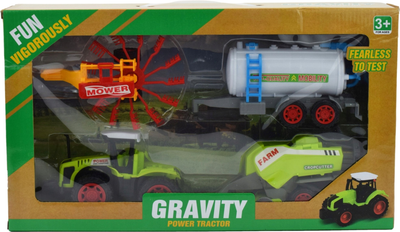 Traktor Toys Paweł Wojda Farma z kosiarką rotacyjną grabiami i cysterną (5903940018331)