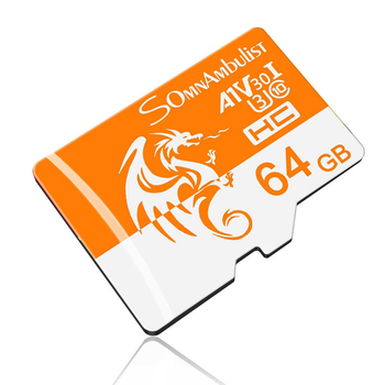 Карта памяти microSDXC 64Gb SomnAmbuList class 10 U3 A1