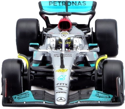 Металева модель автомобіля Bburago Mercedes F1 W13 EP 2022 1:43 (4893993380664)