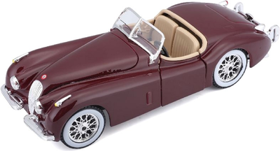 Металева модель автомобіля BBurago Jaguar XK 120 SE Roadster 1:24 Червона (4893993008018)