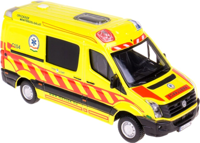 Металева модель автомобіля BBurago Volkswagen Crafter Ambulans 1:50 (4893993320110)