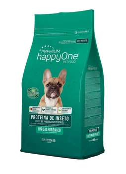 Сухой гипоаллергенный корм happyOne Premium Adult Dog Insect Protein для собак с протеином насекомых 4 кг