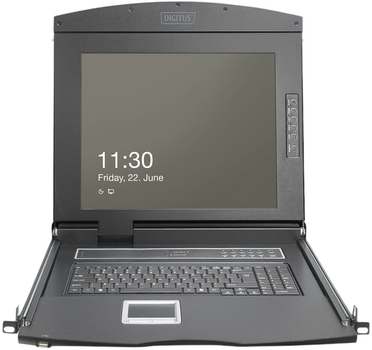 Konsola KVM Digitus 1U 19" TFT 16x HDMI (DS-72221-7US)