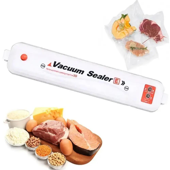 Вакуумный упаковщик для упаковки продуктов Vacuum Sealer автоматический вакууматор Белый (718)