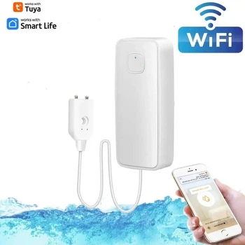 Розумний датчик витоку води Tuya WiFi Water Leakage Detector детектор рівня переповнення води