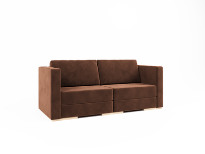 Диван двомісний - Sita 2 Velor French Indian Spice 220x90x75 см