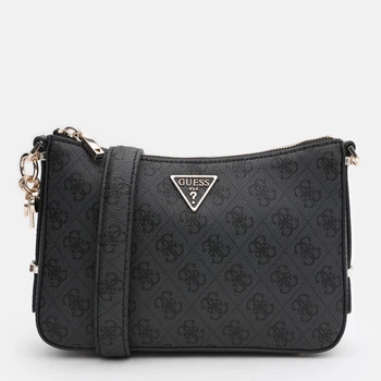 Сумка багет седло женская маленькая Guess HWESG9-51018-CLO COAL LOGO (190231872467)