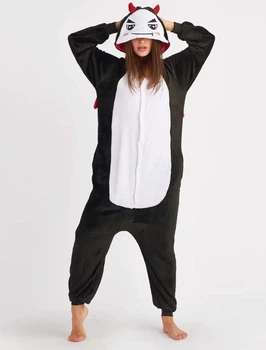 Пижама кигуруми My Kigu Женская Чертенок Черный размер XL 175-185 см (102141)