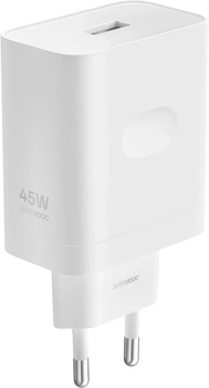 Зарядний пристрій – адаптер блочок 45W USB-A Supervooc Oppo
