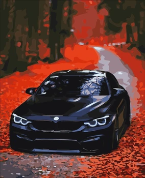 Картины по номерам "BMW" Artissimo холст на подрамнике 40x50 см PN9652