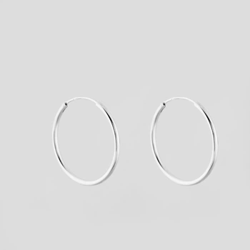 Срібні сережки Minimal 520780