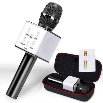 Bluetooth микрофон для караоке Q7 + ЧЕХОЛ