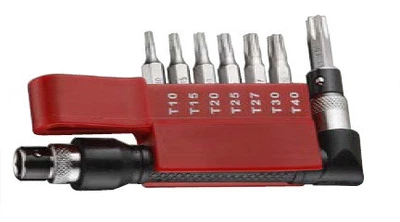 1/4" Набор бит Torx с отверстием 8 пр. 2081 F