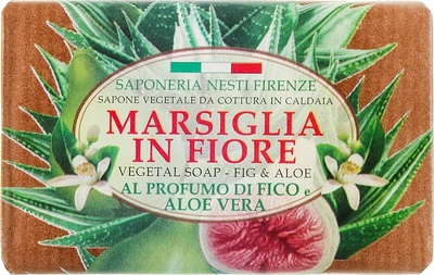 Мило натуральне "Інжир та алое віра" - Nesti Dante Marsiglia In Fiore Fig & Aloe 125g (125g) (1228817-1222079037-2)