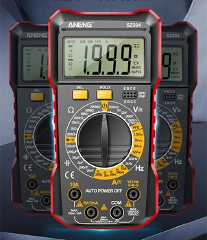 Многофункциональный цифровой мультиметр тестер Aneng SZ304 AC/DC