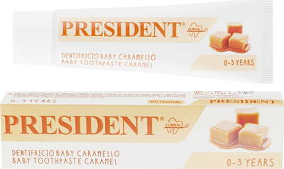 Зубная паста "Карамель" PresiDENT Clinical Baby Caramel (0-3 лет) 30ml (30 мл) (920591-989003-2)