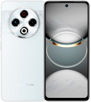 Мобільний телефон Tecno Spark 30 (KL6) 8/256GB Astral Ice (4894947047916)