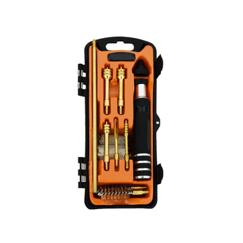 Набір для чистки ROTCHI Gun Cleaning Kit Bore Bronze Brush Transparent Orange Strong Case 9мм 6095-87