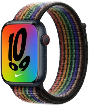 Ремінець Drobak Sport Loop Premium для Apple Watch Series 10 / 11 46mm / Ultra 2 / Ultra 3 Pride Edition Black (777762)