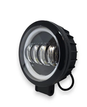 Светодиодная противотуманная балка Led с СТГ 40W 4 линзы с ангельским глазом, белый свет (05311)