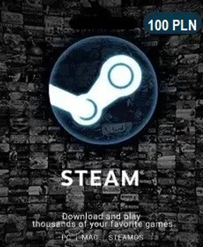 Подарункова карта Steam на 100 польських злотих тільки для PLN
