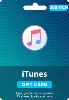 Картка поповнення ITunes 200 PLN