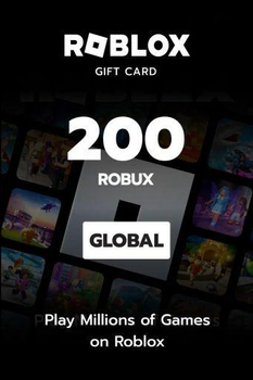 Картка поповнення Roblox 200 Robux (Global)