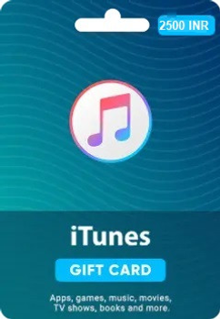 ITunes Gift Card 2500 INR, регіон India