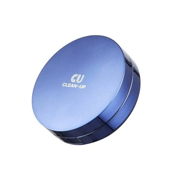 Инновационный кушон с сменным блоком 19 тон CUSKIN Clean-Up Skinfit Cushion pact SPF50+/PA+++ 15 г