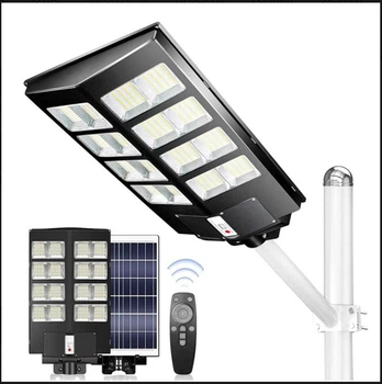 Уличный фонарь на солнечной панели 800W Solar Street LIght с мощной аккумуляторной батареей 20000 mah