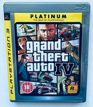 Grand Theft Auto IV Platinum, английская версия - диск для PlayStation 3, Б/У