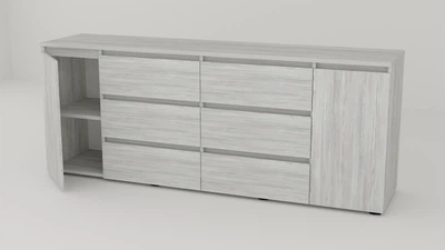 Комод Алекса СН-1331 /50 190х50х75 см аляска