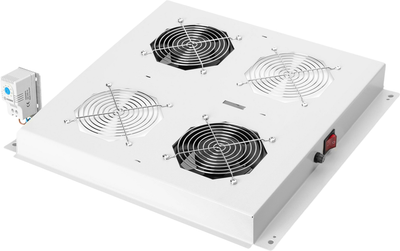 Sufitowa jednostka chłodząca do szaf serwerowych Digitus Unique & Varioflex-N 2 x Fans Grey (DN-19 FAN-2-N)